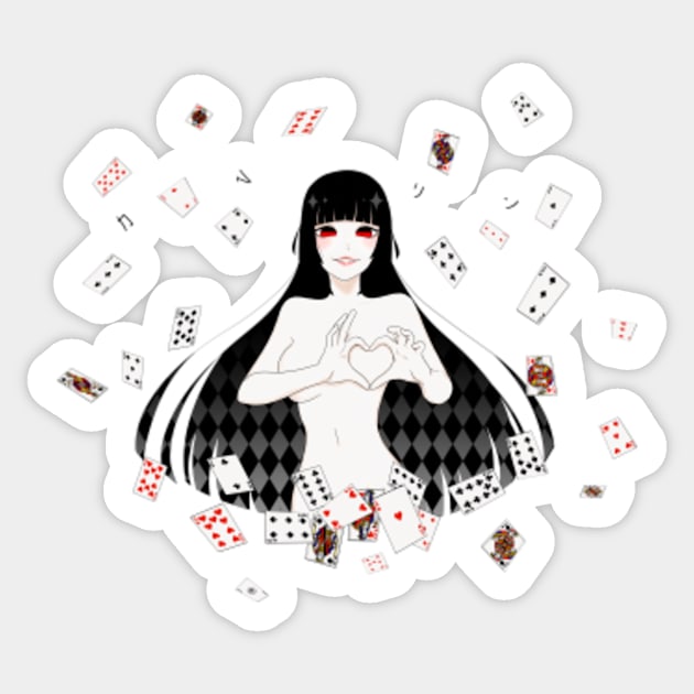 Kakegurui Anime Sticker - Kakegurui Anime Manga - Discover & Share