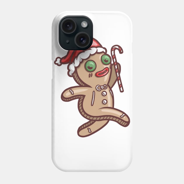 Gingerbread Man Phone Case by supernunal