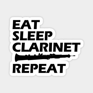 Clarinet - Eat Sleep Clarinet Repeat Magnet