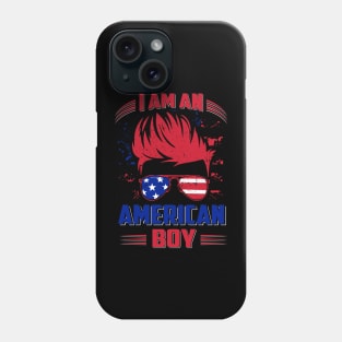I am an American boy Phone Case