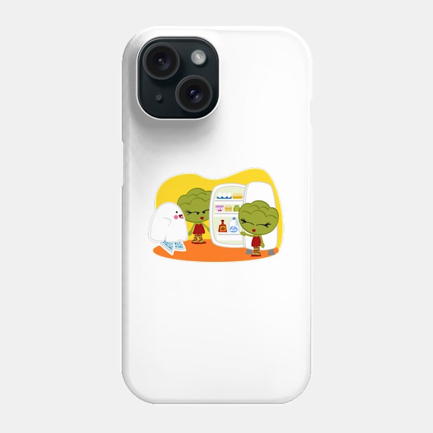 A Ghost In The Kitchen Phone Case by soniapascual