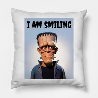 Frankensteins Monster - I am smiling Pillow