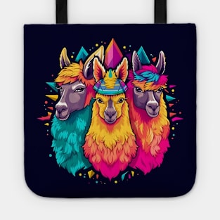 Rainbow Llama Squad Tote