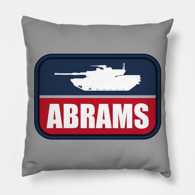 M1 Abrams Main Battle Tank Pillow by Firemission45