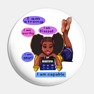 Top 10 best Positivity Positive Affirmation Self love Affirmations African American girl black woman motivational inspirational words Pin