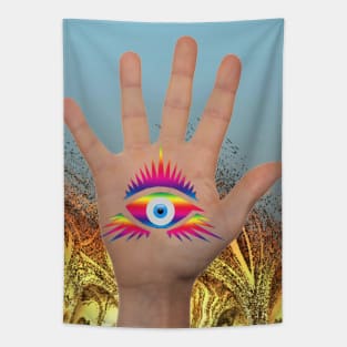 Surreal Eye Tapestry