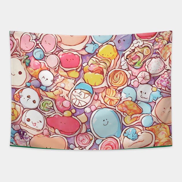 Sweet Manga Tapestry by Viper Unconvetional Concept