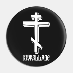 Eastern Orthodox Cross Reconciliation Katallage Pin