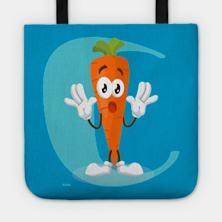 Alphabet n Carrot Tote