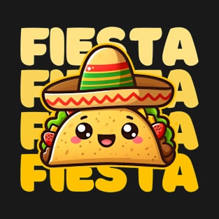 Let's Fiesta Cinco De Mayo Celebration Funny Tacos Lover T-Shirt