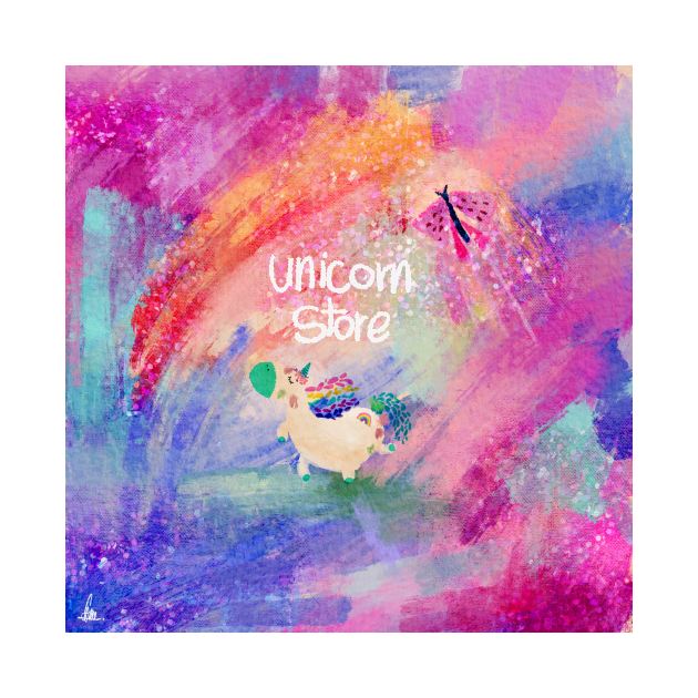 unicorn store - Unicorn Painting - T-Shirt