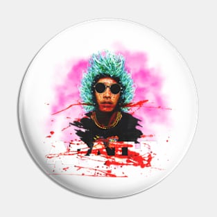 Apathy Grunge Character Poster Pin