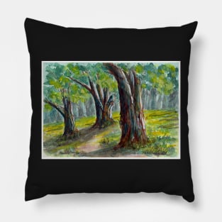 Gums in NSW - Watercolour Pillow