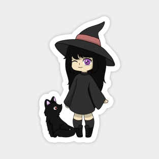 gacha witch chibi Magnet