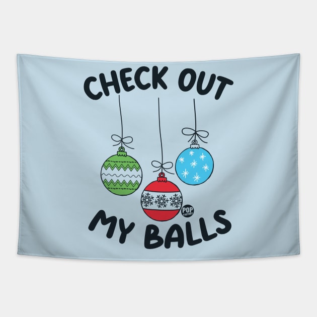 XMAS BALLS Tapestry by toddgoldmanart