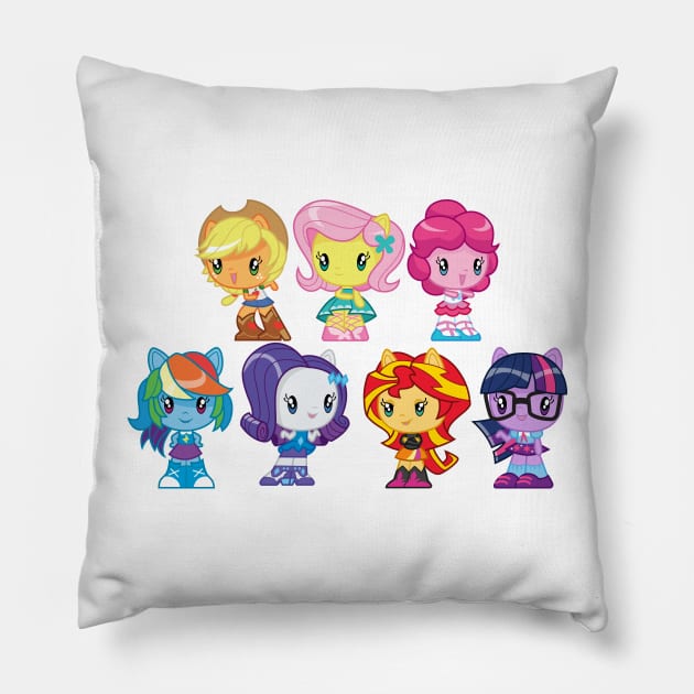 Equestria Girls Pillow by CloudyGlow