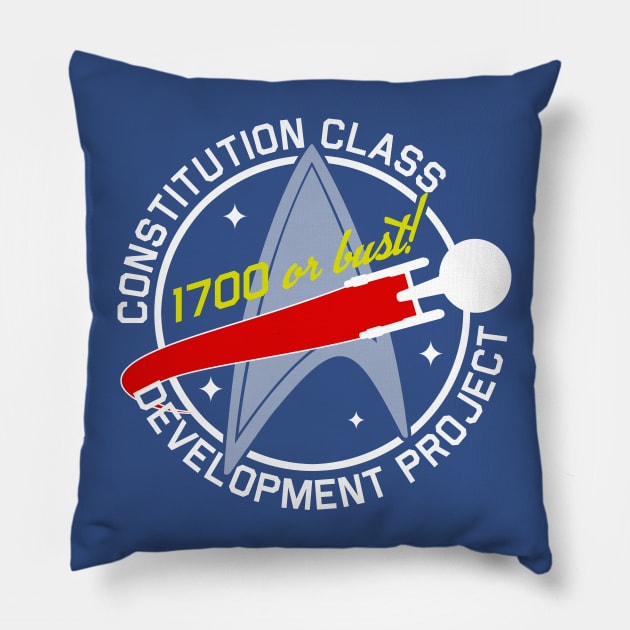 Constitution Class Development Pillow by PopCultureShirts