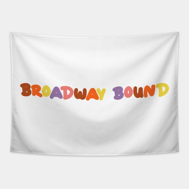 Broadway bound pastel fall design Tapestry by taylor-lang