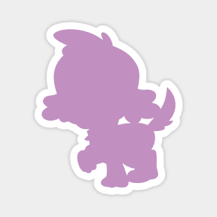 Spike The Dog Silhouette Magnet