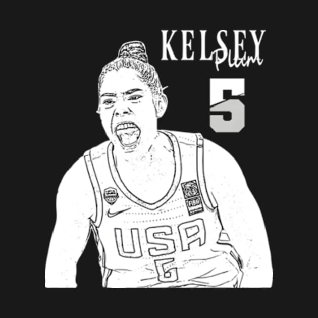 Kelsey Plum Usa White by dany artist