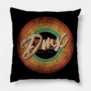 Dmx Vintage Circle Art Pillow