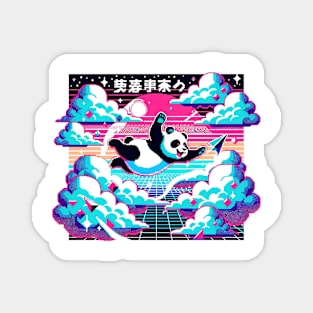 Pandawave Aesthetic Skydiving Magnet