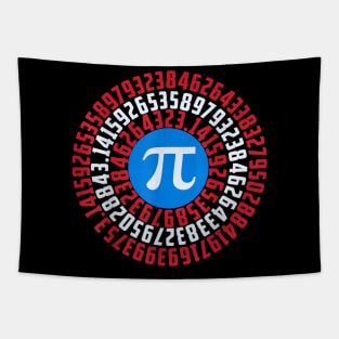 Funny Pi Shirt american flag Math Lovers gift ideas Tapestry