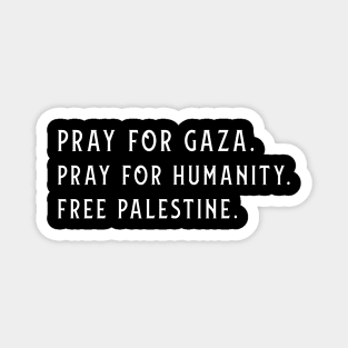 Pray For Gaza Magnet