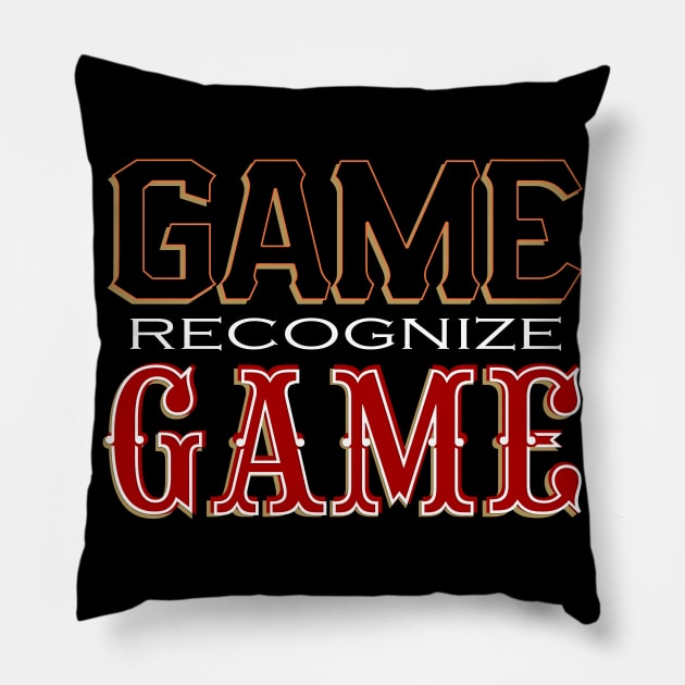 Game Recognize Game Pillow by Super Human