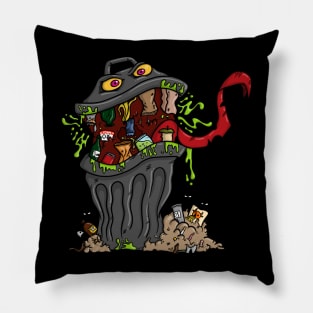 Trash Monster Pillow