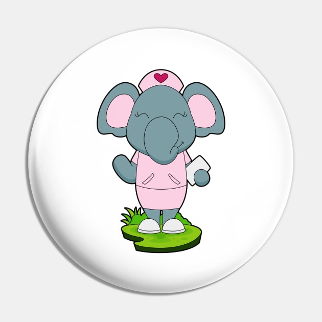 Elephant Nurse Note Pin by Markus Schnabel