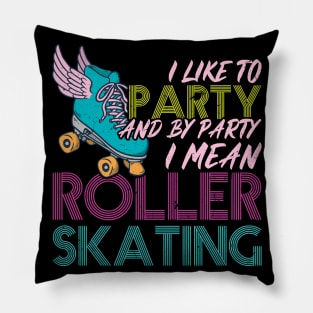 Roller Skating Party - Roller Skater Pillow