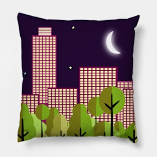 Urban landscape Pillow