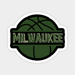 Milwaukee  basketball Magnet