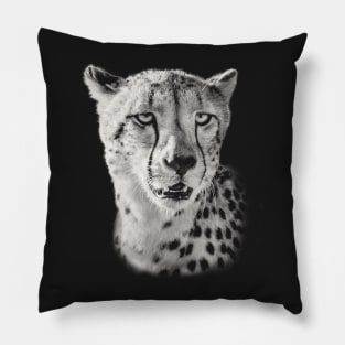 Cheetah Close-Up African Wildlife Pillow