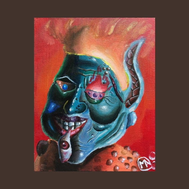 Weird Fiery Face by ManolitoAguirre1990