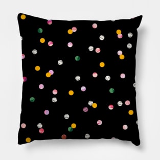 Confetti collage Pillow