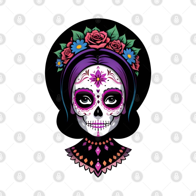 Floral Day of the Dead Girl by CGI Studios