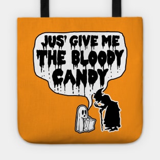 Bloody Halloween Candy Tote