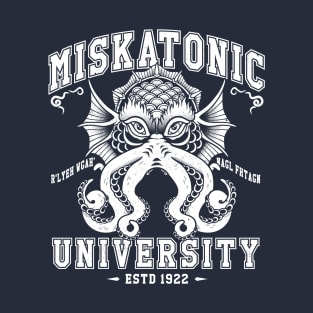 Miskatonic University - Vintage Distressed College - Cthulhu T-Shirt