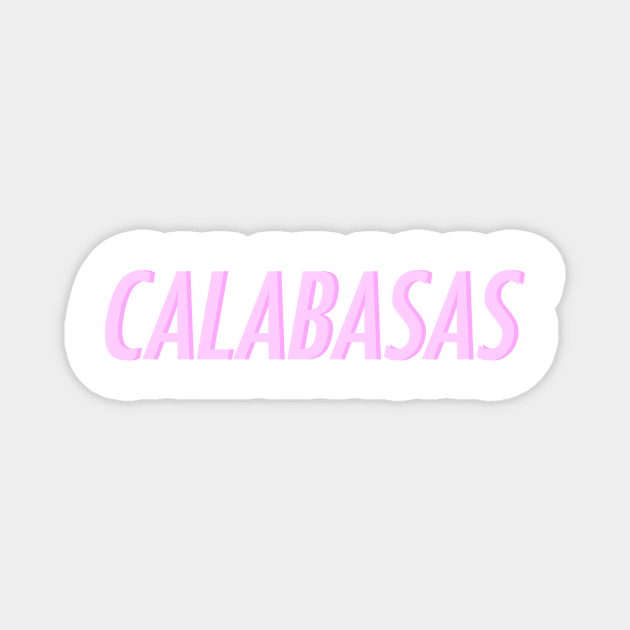 Calabasas 80s Retro Magnet by lukassfr