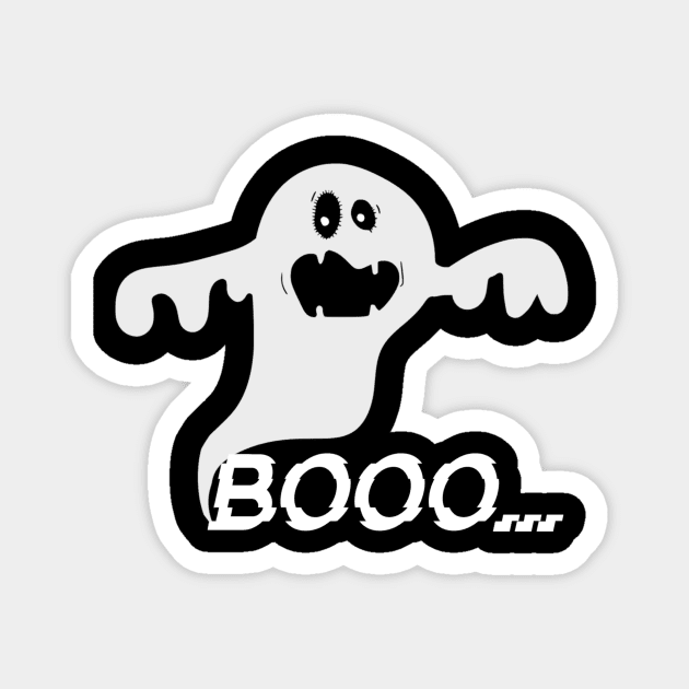 funny ghost Magnet by AndkowXD