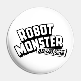 Robot Monster (black) Pin