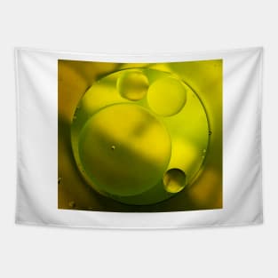 Abstract green bubbles Tapestry