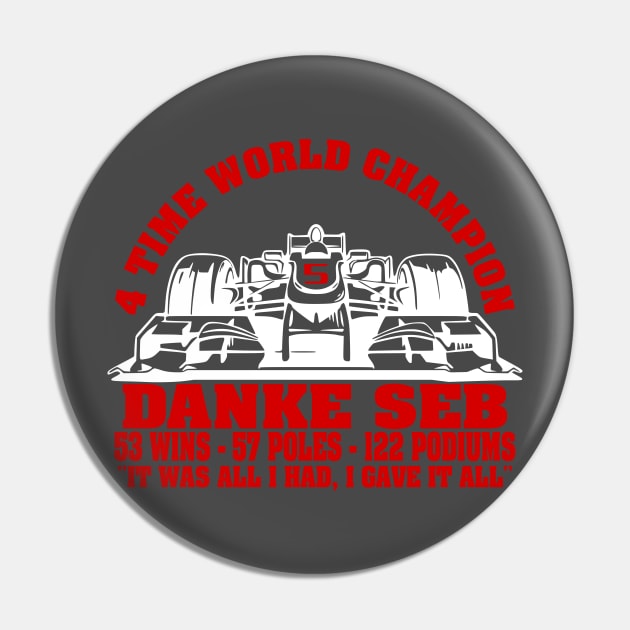 Danke Seb Pin by Lifeline/BoneheadZ Apparel