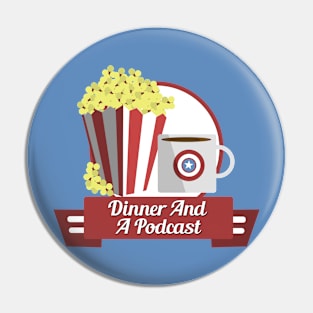 Dinner and a Logo Pin