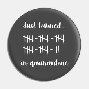 Just Turned 27 In Quarantine Humor Birthday Shirt Pin