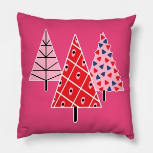 Pink Christmas Pillow