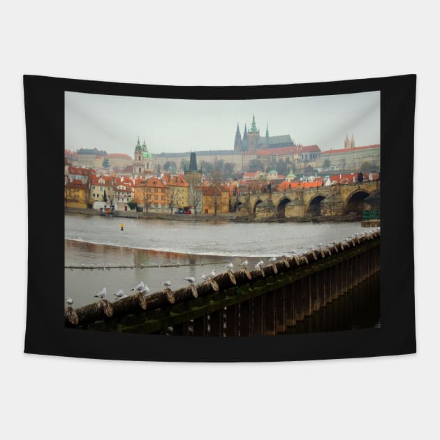 A Postcard From Prague Tapestry by AlexaZari