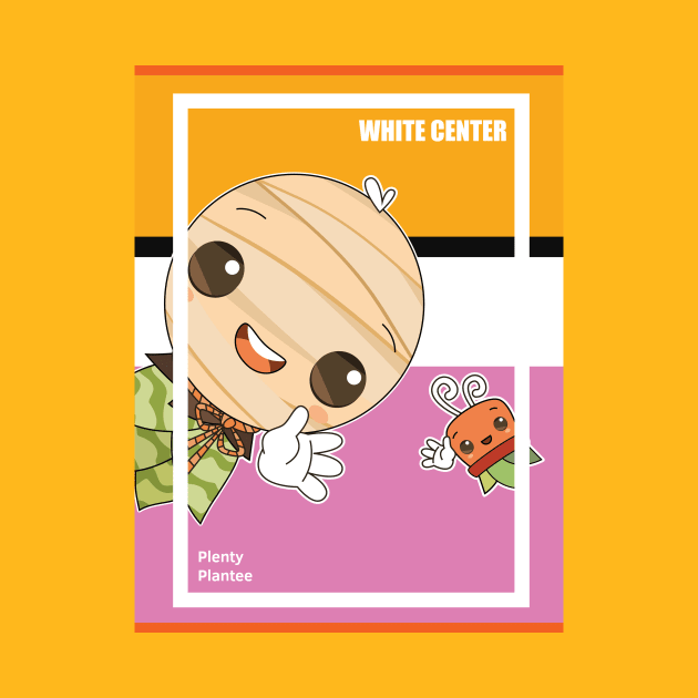 Arty-Plantee White Center by Plenty Plantee